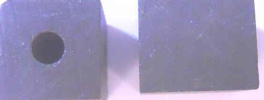 CONTACT, METAL GRAPHITE, 5/8 X 5/8 X 3/4 10-32 HOLE