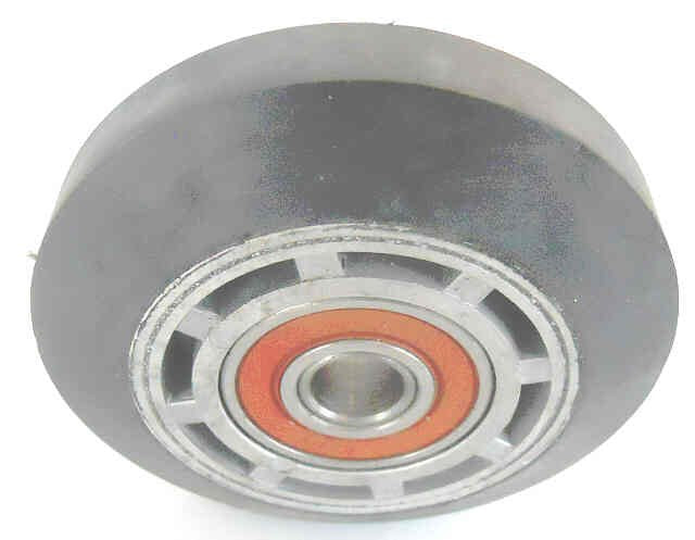 WHEEL, ROLLER GUIDE, OEM REPLACEMENT 3.25, .590 BORE, ELSCO, NEOPRENE