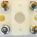 BUTTON,  MONITOR, COMPLETE, BLACK WITH WHITE MARKING (SPECIFY)