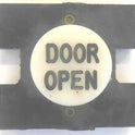 BUTTON, MONITOR, COMPLETE, WHITE WITH BLACK MARKING (SPECIFY)