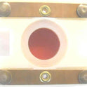 BUTTON, MONITOR, COMPLETE, RED WITH WHITE MARKING (SPECIFY)