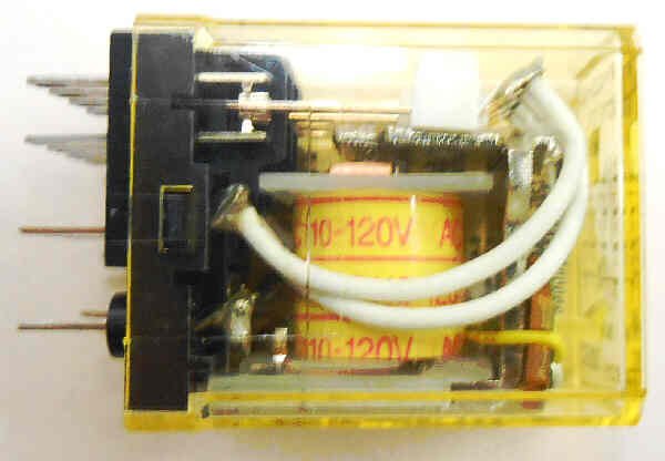 IDEC 4PDT ICE CUBE RELAY, 120 VAC, NEON  IDEC # RY42S-UL