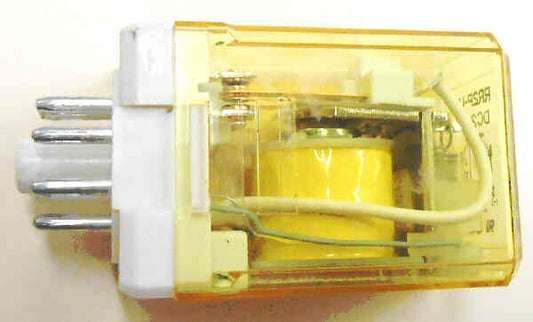 IDEC DPDT RELAY, OCTAL BASE, 24 VDC, IDEC # RR2P-UP-DC24