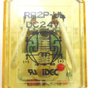 IDEC DPDT RELAY, OCTAL BASE, 24 VDC, IDEC # RR2P-UP-DC24