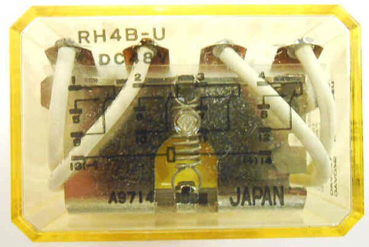 IDEC 4PDT RELAY, 48VDC, 14 PIN IDEC # RH4B-U-DC48