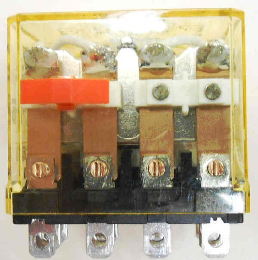 IDEC 4PDT RELAY, 240 VAC, 14 PIN, NEON & TEST IDEC # RH4B-ULC-AC240