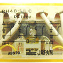 IDEC 4PDT RELAY, 110 VDC, 14 PIN NEON & TEST IDEC # -RH4B-ULC-DC110
