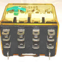 IDEC 4PDT RELAY, 12 VDC, 14 PIN NEON & TEST IDEC # RH4B-ULCDC12V