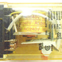 IDEC 3PDT RELAY, KUP BASE, 240 VAC, NEON & TEST IDEC # RR3B-ULC AC240