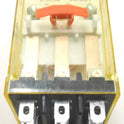 IDEC 3PDT RELAY, KUP BASE, 240 VAC, NEON & TEST IDEC # RR3B-ULC AC240