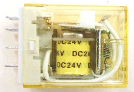 IDEC DPDT RELAY, 24 VDC, NEON IDEC # RY2S-UL DC24