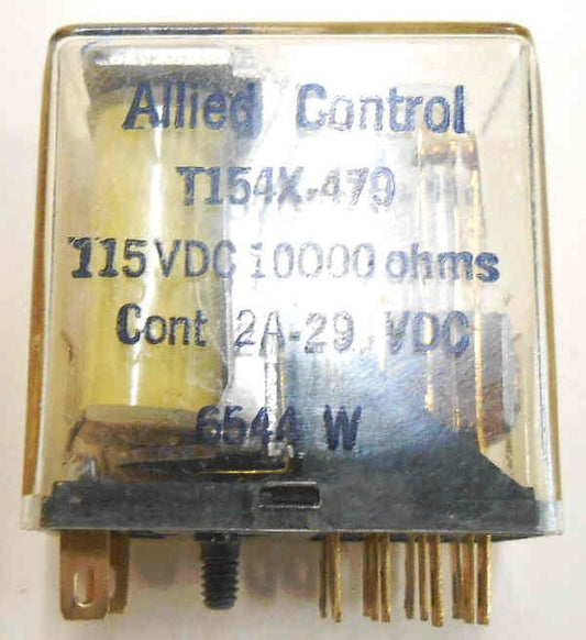 RELAY, 6PDT, 115 VDC, 10000 OHM COIL, ALLIED # T154X-479