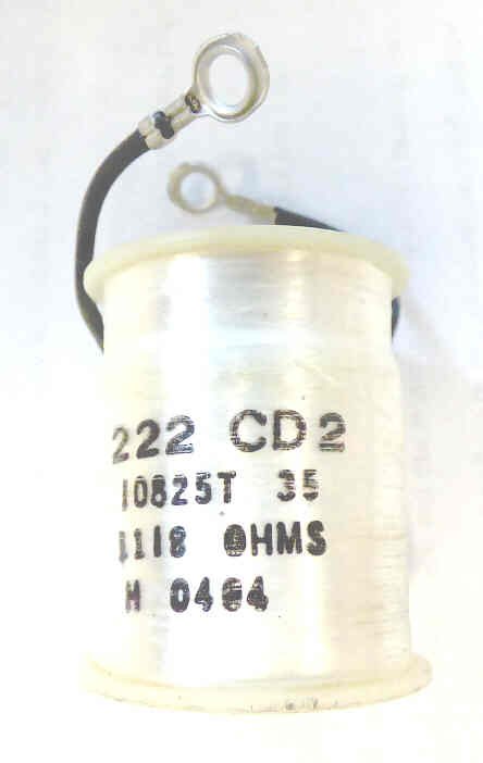 COIL, 1118 OHMS,  OTIS # 222CD2