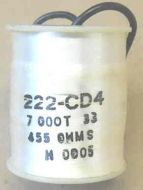 COIL, 455 OHMS, OTIS # 222CD4