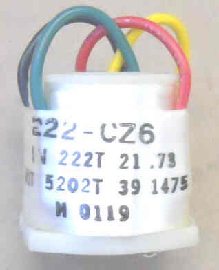 COIL, OTIS # 222CZ6, 0.7 OHMS, A6164BP RELAY