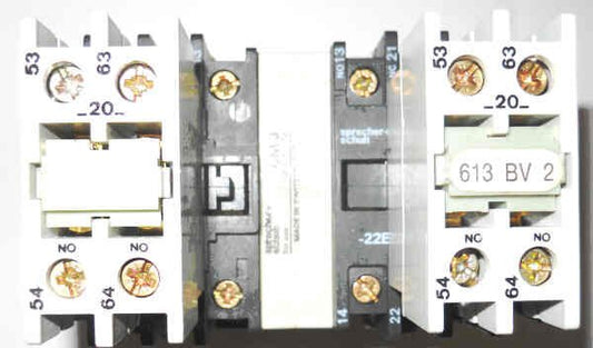 RELAY, DOUBLE, BOTH HAVE 2 N.O. CONTACTS, 120 VAC COILS OTIS # 613BV2