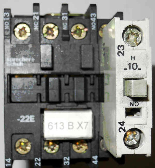 RELAY, 2 N.O./ 2 N.C CONTACTS 1 N.O AUX, 110 VDC  S & S # CS3C-22E-110D