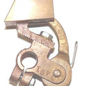 HOLDER, FOR 2 X 1 X 3/8 BRUSHES, SHORT BASE, 5/8 STUD OTIS # 6134G7