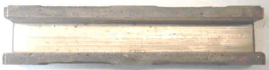 INSERT, GUIDE SHOE, CAST IRON, 12 X 2.5 X 2.312, 1 1/4 RAIL OTIS # 380AT1