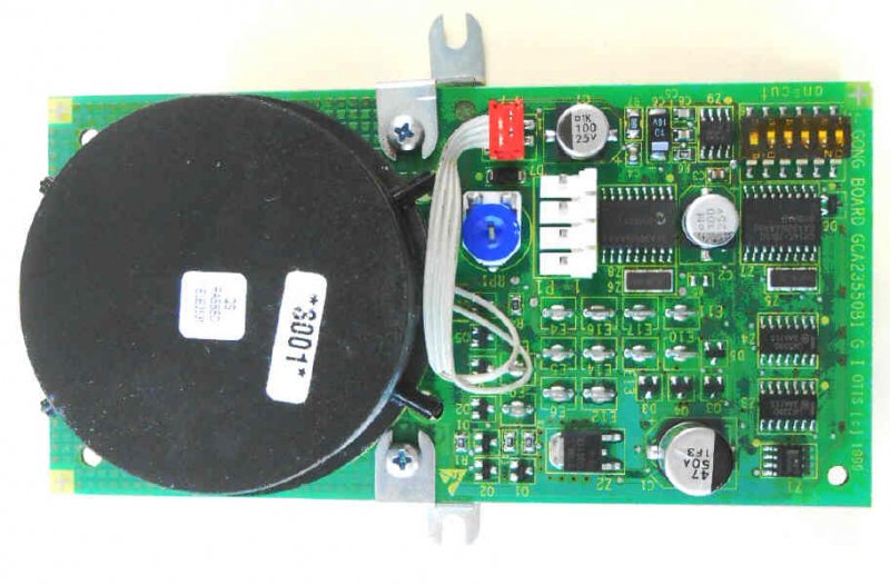 BOARD, CIRCUIT, REMOTE STATION RS4A WITH GONG, OTIS #GCA23550B1