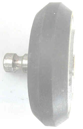 WHEEL, ROLLER GUIDE, 3 3/4 RUBBER TIRED ROLLER, OTIS # 456AK2