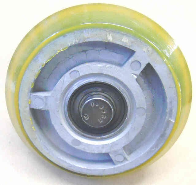 WHEEL, ROLLER GUIDE, 3 3/4 SOFT POLY TIRED ROLLER, OTIS # 456AK2