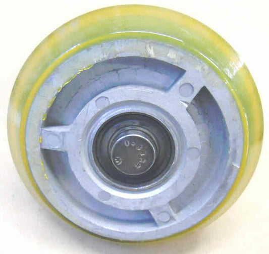 WHEEL, ROLLER GUIDE, 3 3/4 SOFT POLY TIRED ROLLER, OTIS # 456AK2