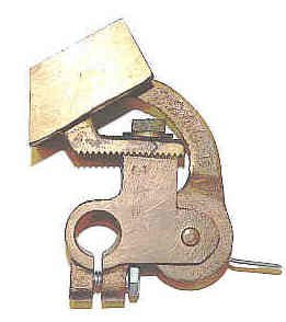HOLDER, FOR 2 X 1 X 3/8 BRUSHES, LONG BASE, 5/8 STUD OTIS # 6134G6