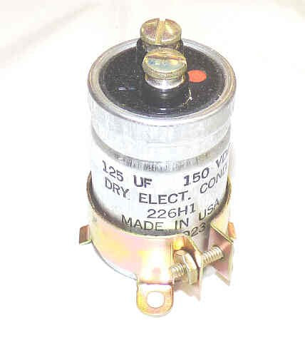 CAPACITOR, 125 MFD @ 150 VDC, OTIS # 226H1
