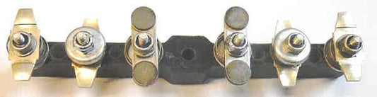BASE, INSULATOR, SIX CONTACTS COMPLETE AS SHOWN HAUGHTON # 3-19487-01