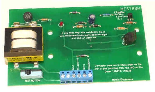 BOARD, CIRCUIT,  EMERGENCY LIGHT REPLACES DOVER #'S 9818420 & 118412