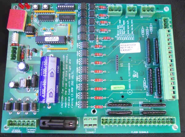 BOARD, CIRCUIT, CENTRAL CONTROL UNIT, TO MICRO COMM DISPLAYS CEC # 2934A