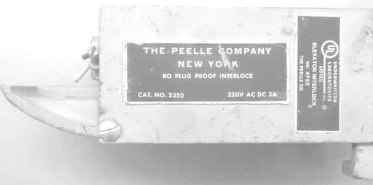 INTERLOCK, TYPE RO PLUG PROOF, RH  PEELLE # 2351R