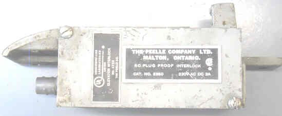 INTERLOCK, TYPE RO PLUG PROOF, LH  PEELLE # 2351L