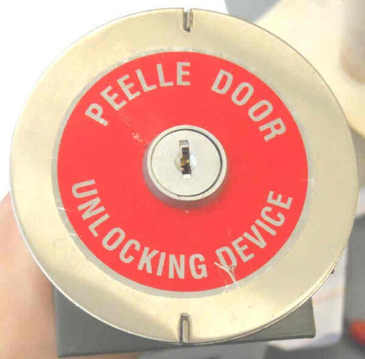DEVICE, UNLOCKING, MANUAL DOORS PEELLE # 2393
