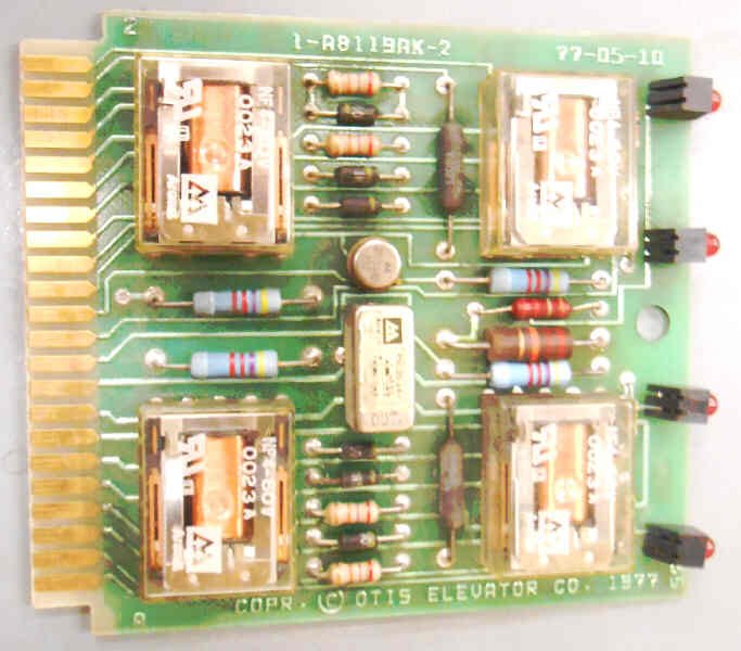 BOARD, CIRCUIT, FIRE SERVICE OTIS #1-A8119AK2