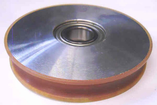 ROLLER, HANGER, 3 1/4 DIAMETER, FLAT TRACK, .6693 BEARING BORE ARMOR # 11929-01