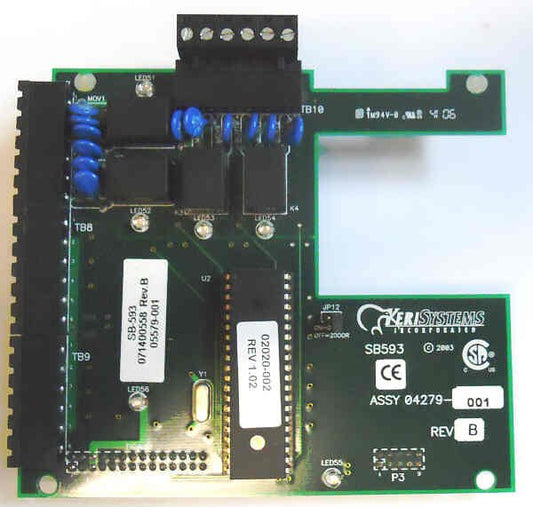 BOARD, CIRCUIT, ACCESS CONTROL KERI SYSTEMS # 04279-001 REV B