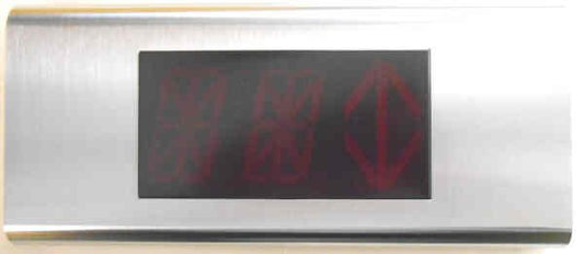 INDICATOR, HALL, STAINLESS STEEL FACEPLATE, COMPLETE AS SHOWN