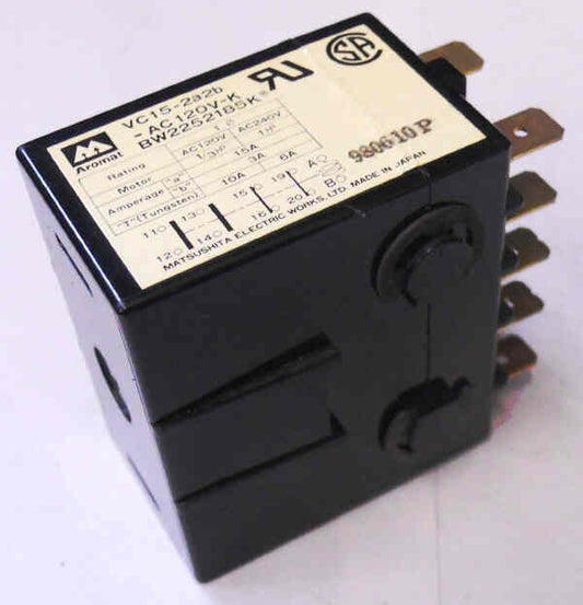 RELAY, SPADE TERMINALS, 120VAC, 2 N.O./2N.C CONTACTS OTIS # P613AP6