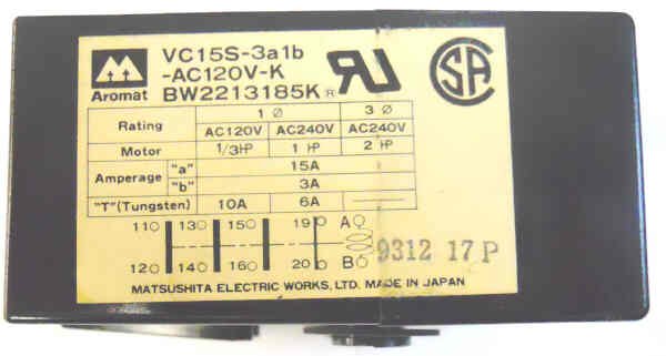 RELAY, SCREW TERMINALS, 120VAC, 3 N.O./1N.C. CONTACTS OTIS # P613AP9