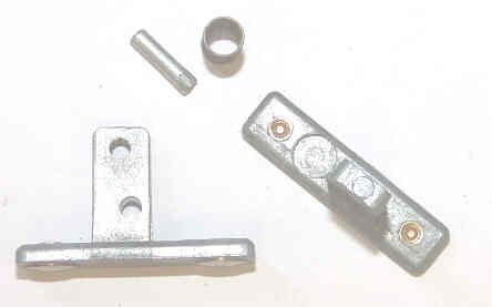 CONTACT, BRIDGING, UPPER, WITH PIN & SPRING, 2 SILVER TIPS GAL # OP10-0010N