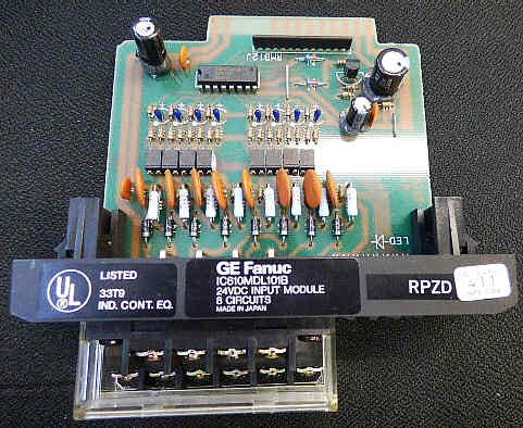 BOARD, CIRCUIT, MODULE, 24 VDC, 8/MDL INPUT GE # IC610MDL101E
