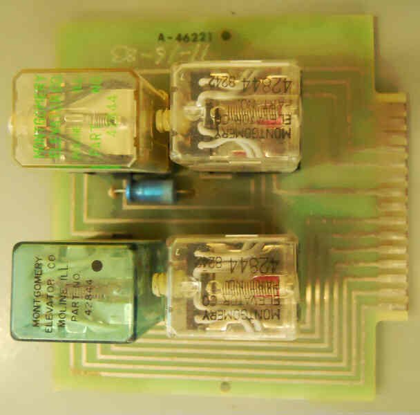 BOARD, CIRCUIT, RELAY, MONTGOMERY # A46221