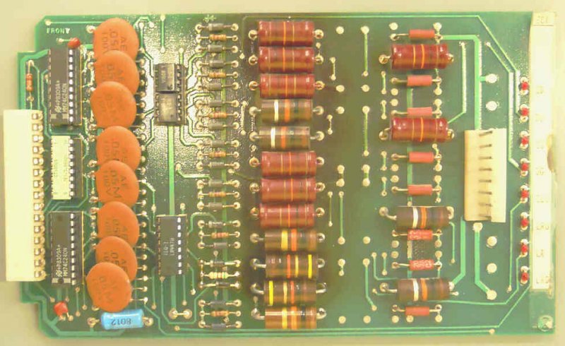 BOARD, CIRCUIT, INPUT W/TERMINAL STRIP AND MOLEX MONTGOMERY # P-15761