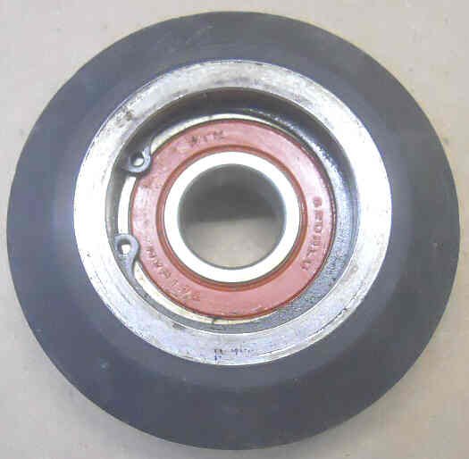 WHEEL, ROLLER GUIDE, 3.25 O.D. X 7/8 FACE, 2 BEARINGS, 5/8 I.D.