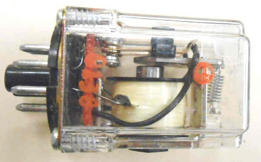 RELAY, POWER, DPDT, 120 VAC, 10A, OCTAL BASE POTTER BRUMFIELD # KRPA-11AG-120