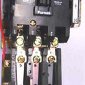 CONTACTOR, 3 POLE WITH OVERLOADS, 120 VAC COIL, FURNAS 15HF32A 71 SERIES A