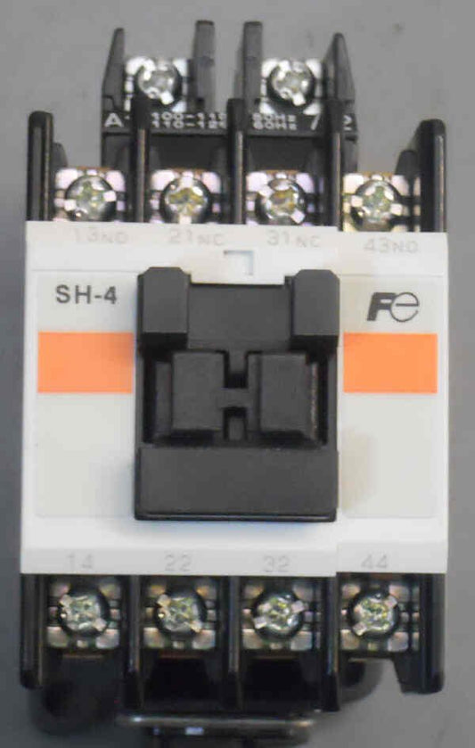 RELAY, 4PDT, WITH AUXILIARY 2NC/2NO CONTACT BLOCK FUJI #'S SH4 & SZ-A22