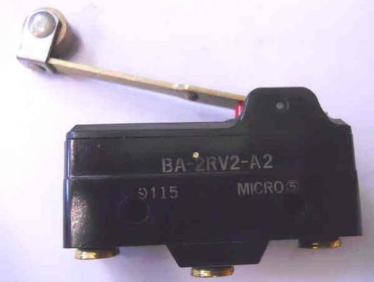 SWITCH, MICRO, SPDT, ROLLER ACTUATED MICROSWITCH # BA-2RV2-A2